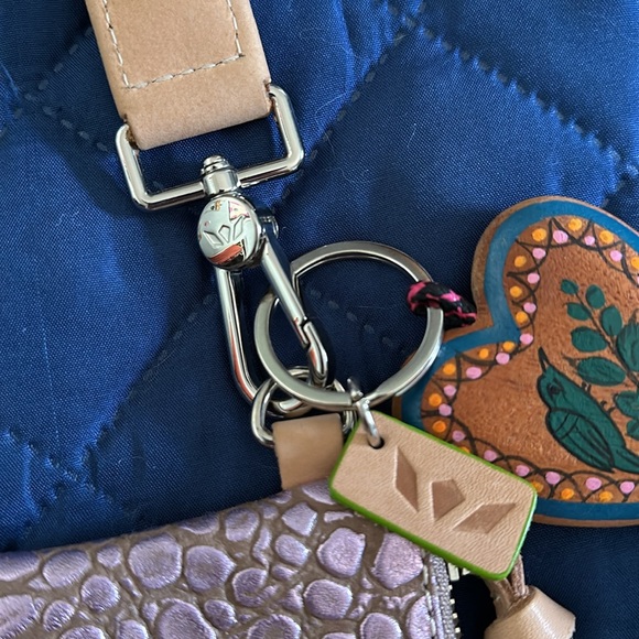 NWOT- Consuela Genuine Leather Wristlet with Tassel Keychain - Picture 3 of 9